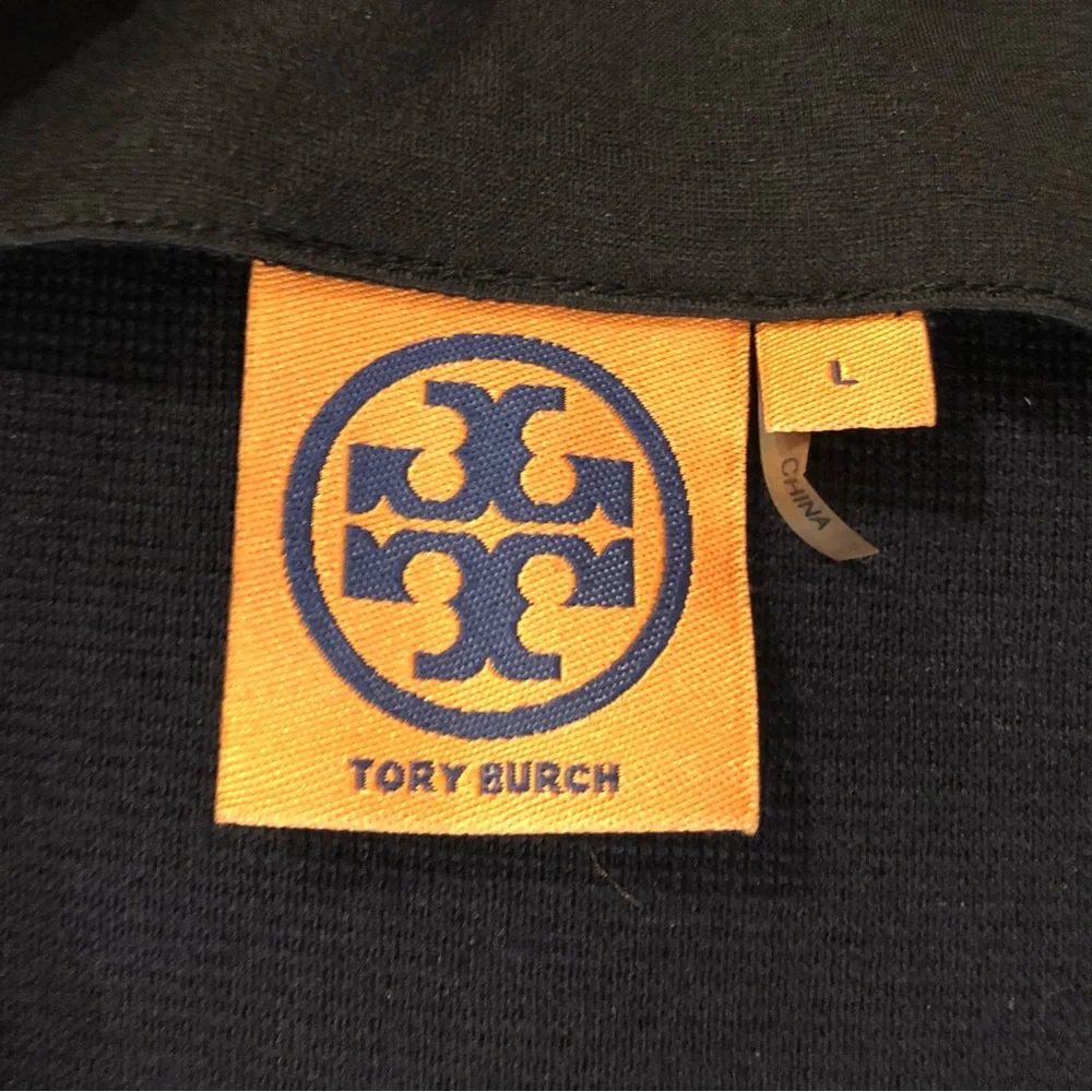 Tory Burch Wool Blend Sheath Dress with Gold Button Accents